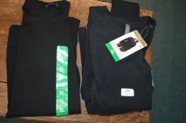 *Two Mondetta Lady’s Black Long Sleeve Tops Size: XL