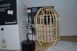 *Four Bamboo Effect Pendant Lights