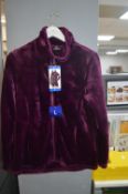 *32 Degrees Heat Purple Plush Jacket Size: L