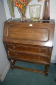 Vintage Oak Bureau