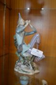 Lladro Privilege Gold Figure of the Pied Piper (pa