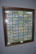 John Players RAF Aircraft Cigarette Cards Framed S