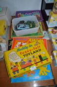 Vintage Fuzzy Felt Toys, Plastic Soldiers, etc.