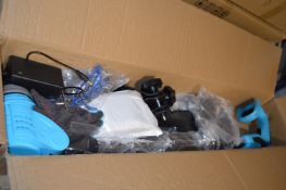 *Electric Strimmer with Batteries and Attachments