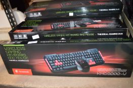 *Ten Wireless Gaming Keyboard & Mouse Sets