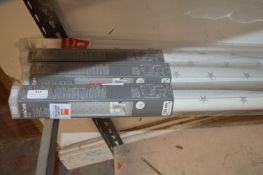 *Four Grey Blackout Roller Blinds 120cm