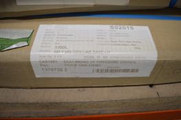 Maple & White LH Drawer Line Base Unit 300x600mm with Chrome Handle/Trim