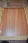 Two Walnut Frontal Door Panels 700x596mm
