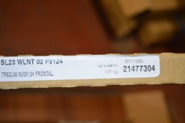 Two Walnut Frontal Drawer Panels 124x496mm