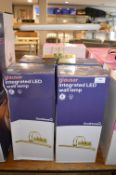 *Four Integrated LED Wall Lamps