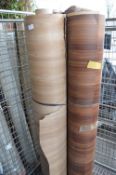 Assorted Rolls of Sheet Vinyl and Lino