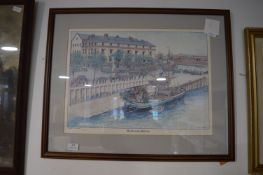 Framed Print of The Horse Wash, Hull 1949 No.152 o