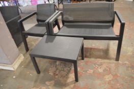 *One Seat and Two Seat Garden Loungers and Table