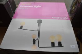 *Two Black Pendant Lights