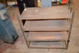 *Small Three Tier Metal Shelving Unit