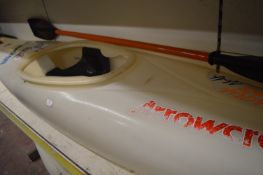 Clear Kayak with Oar