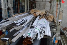 *Tile Edging, Wood Door Frames, and Laminate Floor