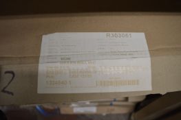 Maple & White Wall Unit 800x575mm with Chrome Handle/Trim