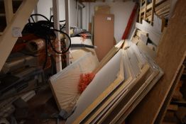 *Assorted Insulated Plasterboard, Kitchen Worksurface, Safety Netting, Laminate Flooring, Oak