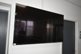 *55” Wall Mounted Flatscreen TV (Location: 64 King Edward St, Grimsby, DN31 3JP, Viewing Tuesday