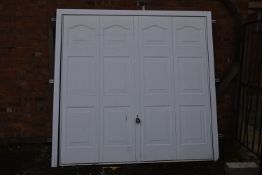 *Hormann Up & Over Garage Door 229cm wide x 218cm high (Location: 64 King Edward St, Grimsby, DN31