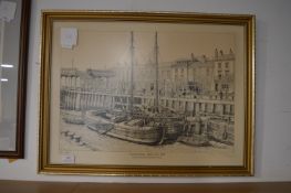 Limited Edition Gilt Framed Print The Horse Wash,