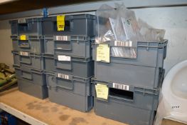 *Ten Stackable Grey Tubs