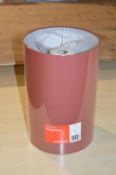 *Eight Pibrock Dark Red Tube Fabric Lampshades