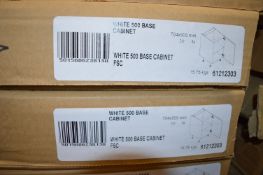 White Base Cabinet 704x500mm