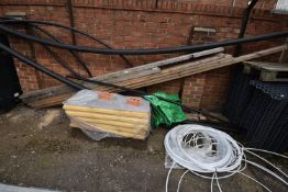 *Quantity of Timber, Cable Conduit, Foil Backed Insulation Sheet, Underfloor Heating Pipe, etc. (
