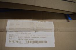 Rosewood & White LH Drawer Line Base Cabinet 800x500mm with Chrome Handle/Trim