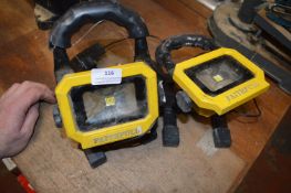 *Two Small LED Work Lights