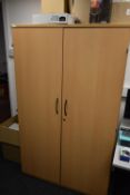 *5ft Stationery Cabinet in Beech and Wood Effect Finish (Location: 64 King Edward St, Grimsby,
