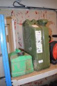 *20L Jerry Can, and a Plastic Petrol Can