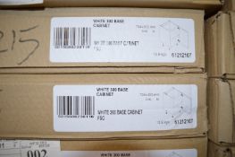 White Base Cabinet 704x300mm