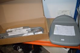 *Five Assorted Grey Support Rails and a Pressalit