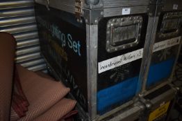 *Heavy Duty Flight Case with Hinged Lid 95x31x57cm with Two Internal Divisions