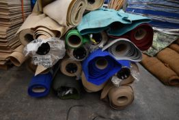 *Large Quantity of Single Use Carpet in Various Colours, Astro Turf, etc.
