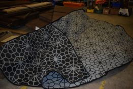 *Boutique Camping Circular Tipi Carpet in Grey & Black to suit Tentipi 9-Person Tipi