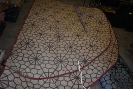 *Boutique Camping Circular Tipi Carpet in Beige & Brown to suit Tentipi 9-Person Tipi