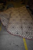 *Boutique Camping Circular Tipi Carpet in Beige & Brown to suit Tentipi 9-Person Tipi