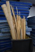 *Wheelie Bin Containing Assorted Timber