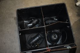 *Flight Case Containing Three PAR 30 Can and One Par 56 Short Nose Can Lights