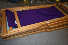 *Six South Westerly Hardwood Framed Deck Chair with Various Coloured Canvases