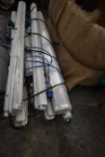 *Ten Non-Corrosive 240v Single and Twin Fluorescent Light Fittings