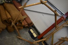 *Octagonal Rustic Pole & Natural Rope Tipi Light/Floral Hoop