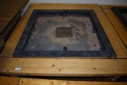 *Firepit with Softwood Surround 120x120x80cm