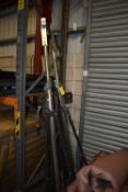 *Pair of Varytec Lighting Rig Stands with Manual Winches