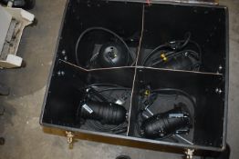 *Flight Case Containing Three PAR 30 Can and One Par 56 Short Nose Can Lights