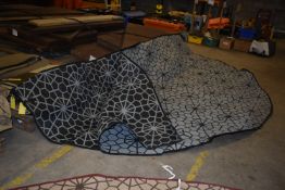 *Boutique Camping Circular Tipi Carpet in Grey & Black to suit Tentipi 9-Person Tipi